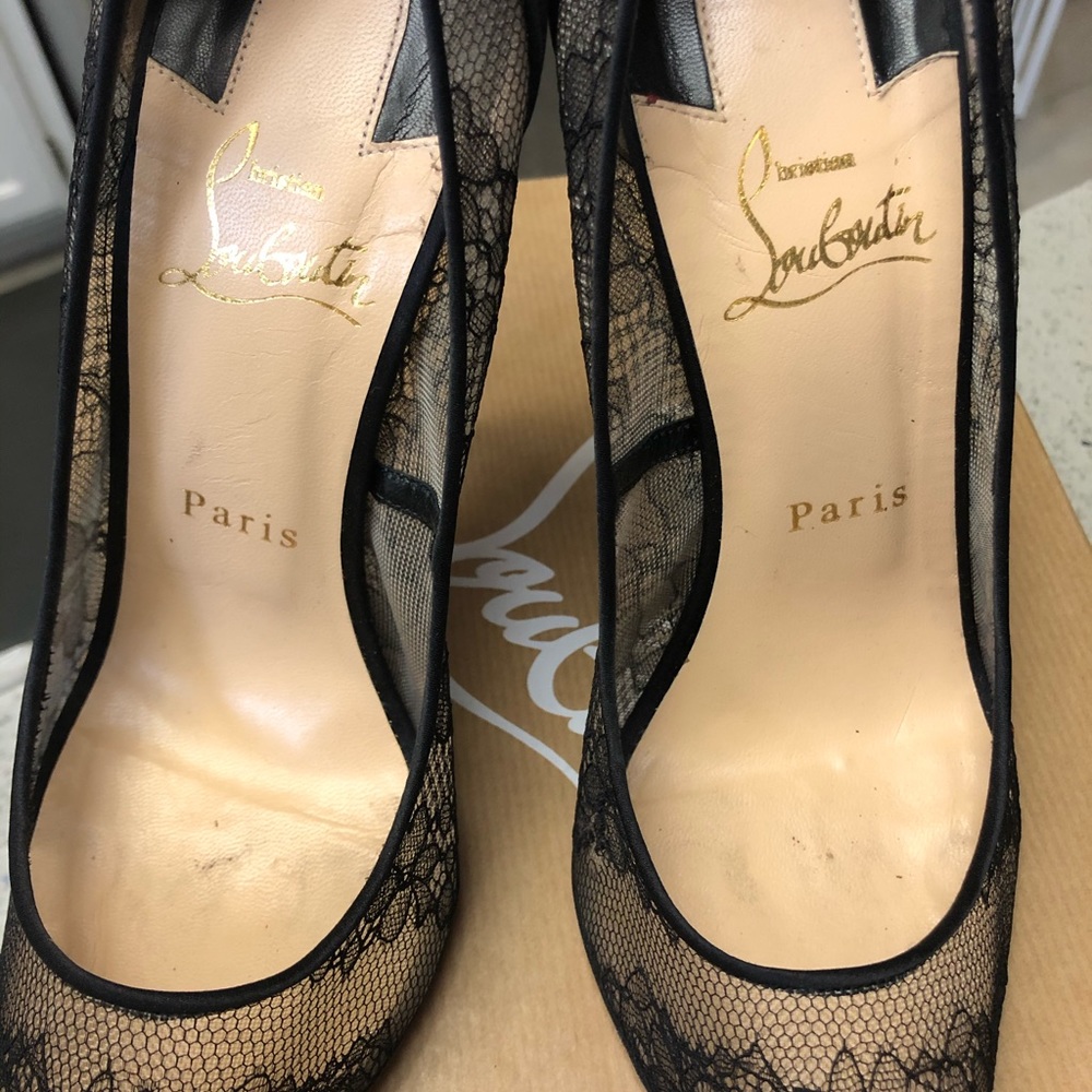 Christian Louboutin Pigalace 120mm sz 38.5 - Picture 2 of 8